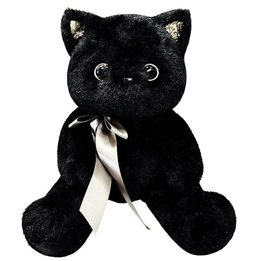 uoozii®️ 12" | 2 Pounds Black Cat | Non-Shedding | Warmable & Coolable