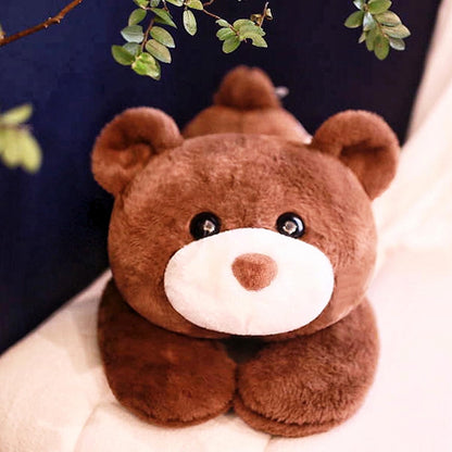 uoozii®️ 20" | 4 Pounds Brown Bear | Zipped Warmable & Coolable Pouch