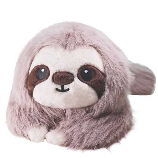 uoozii®️ 24" | 5 Pounds Gray Sloth | Zipped Warmable & Coolable Pouch