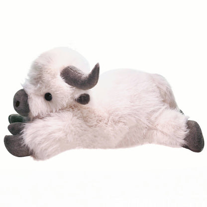 uoozii®️ 24" | 5 Pounds White Highland Cow | Zipped Warmable & Coolable Pouch