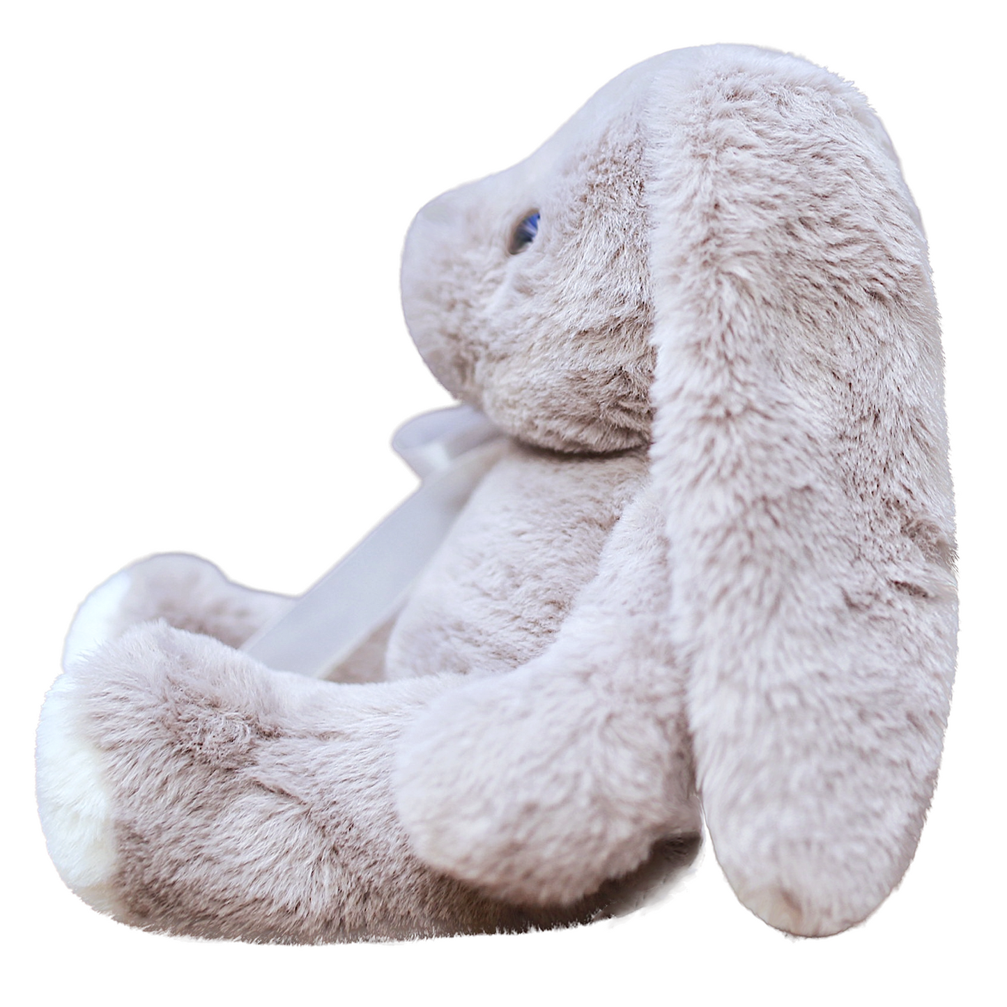 uoozii®️ 12" | 2 Pounds Grey Bunny | Non-Shedding | Warmable & Coolable