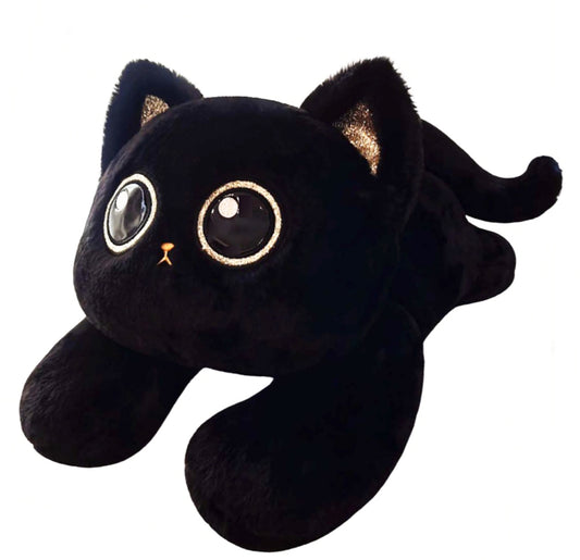 uoozii®️ 20" | 4 Pounds Black Cat | Zipped Warmable & Coolable Pouch